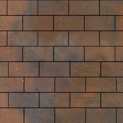 Брусчатка Steinrus Прямоугольник Color Mix Штайнрус 40 мм