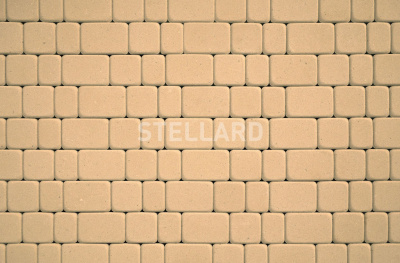 Тротуарная плитка Stellard Старый город Желтая 60