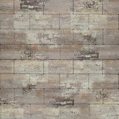 Брусчатка Steinrus Прямоугольник Color Mix Берилл 40 мм