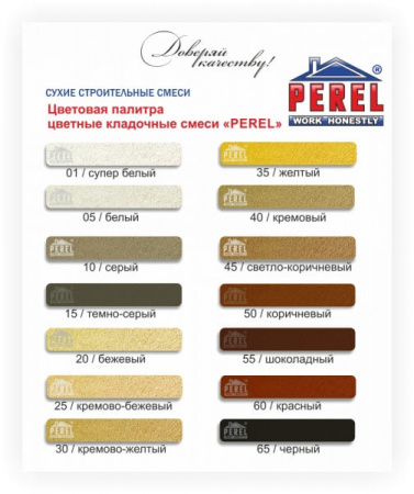 Цветная кладочная смесь Perel NL черная 25 кг