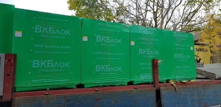 Газобетонные блоки ВКБлок D500 625х400х250 стеновые